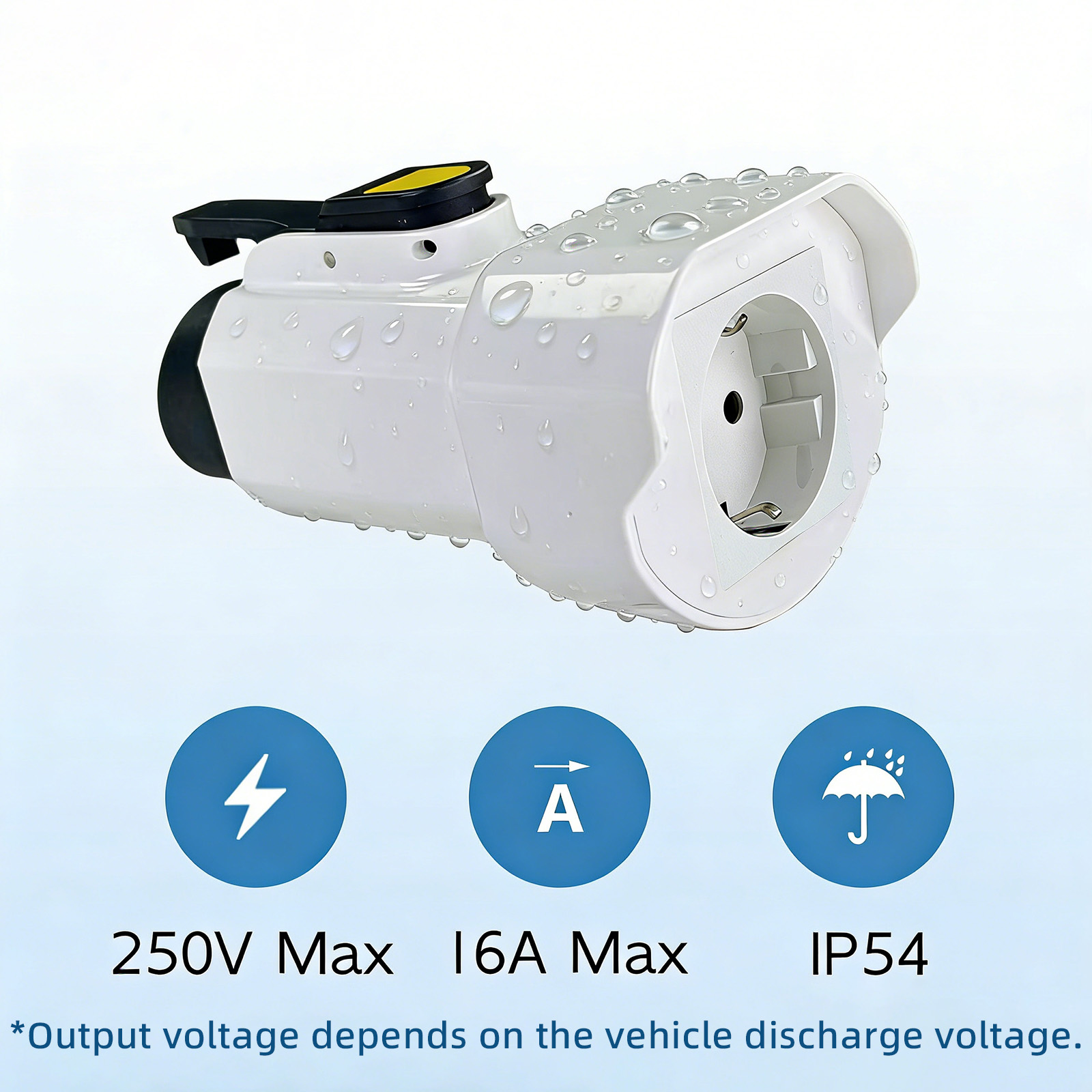 EVqiaoyi Type1 V2L Discharger  - Outdoor Power Adapter ulasan dan harga