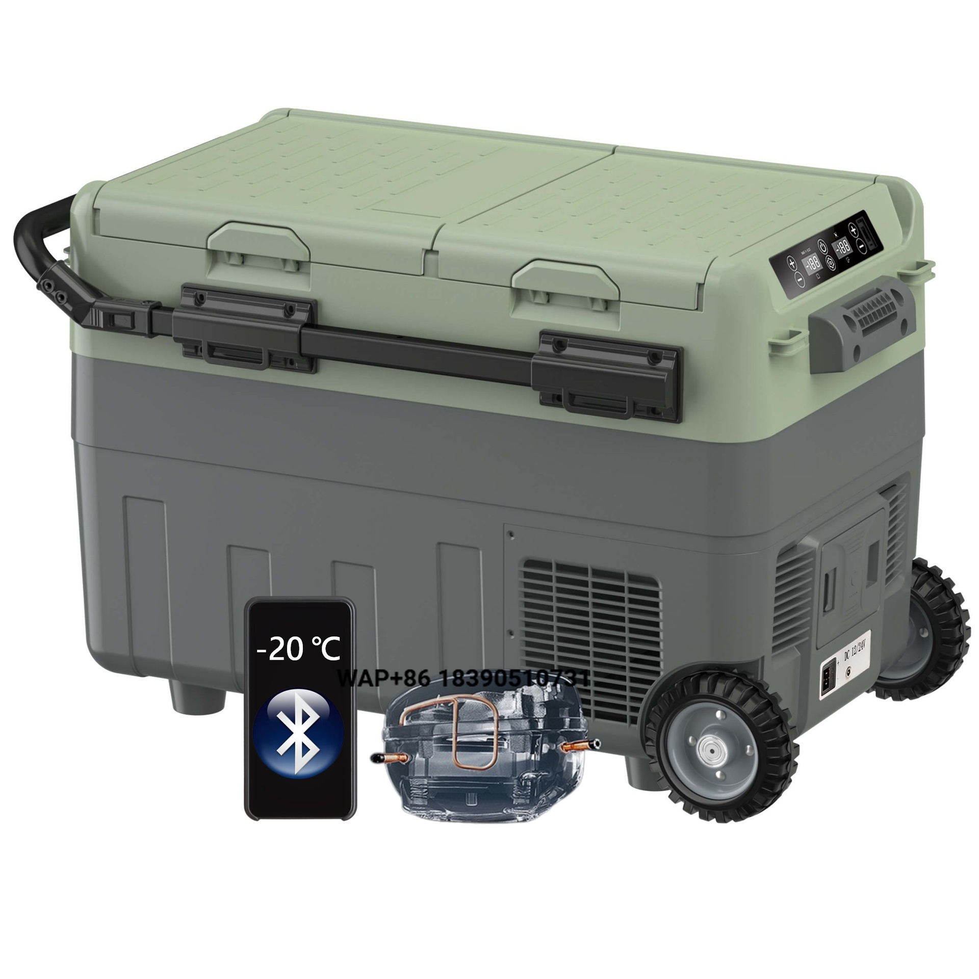 40L Dual-Compartment Portable  - Outdoor Power Wheels ulasan dan harga