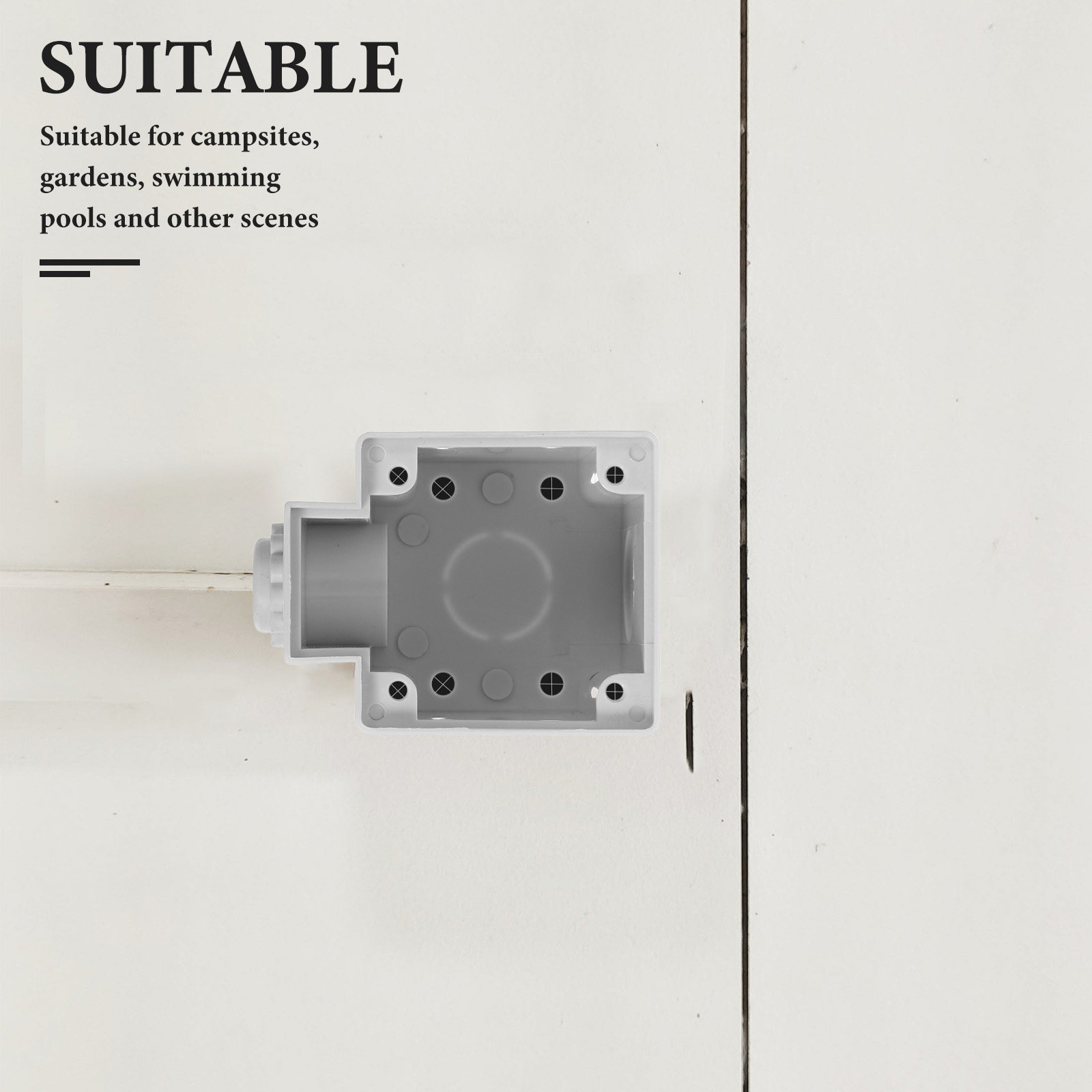 2Pcs Outdoor Electrical Juncti - Outdoor Power With Timer ulasan dan harga