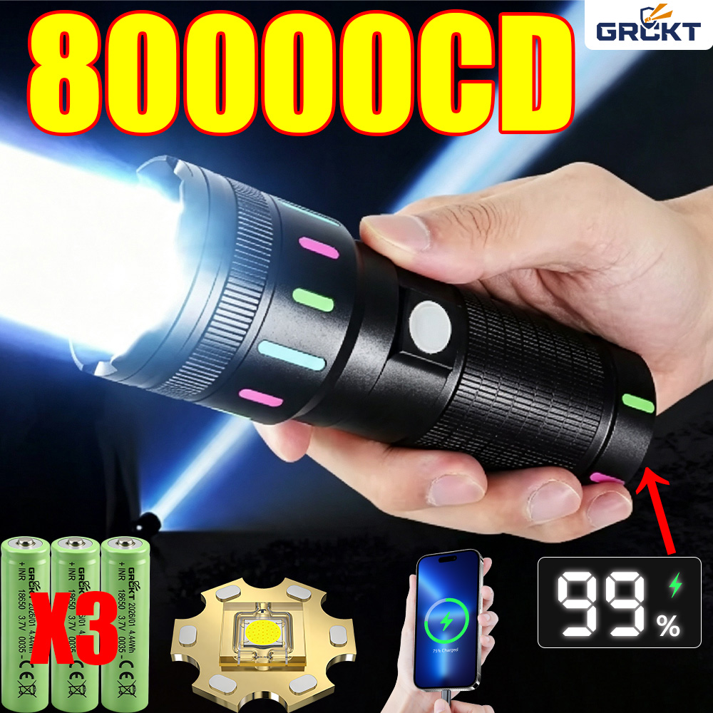 80000CD Most Powerful LED Flas - Outdoor Power Equipment ulasan dan harga