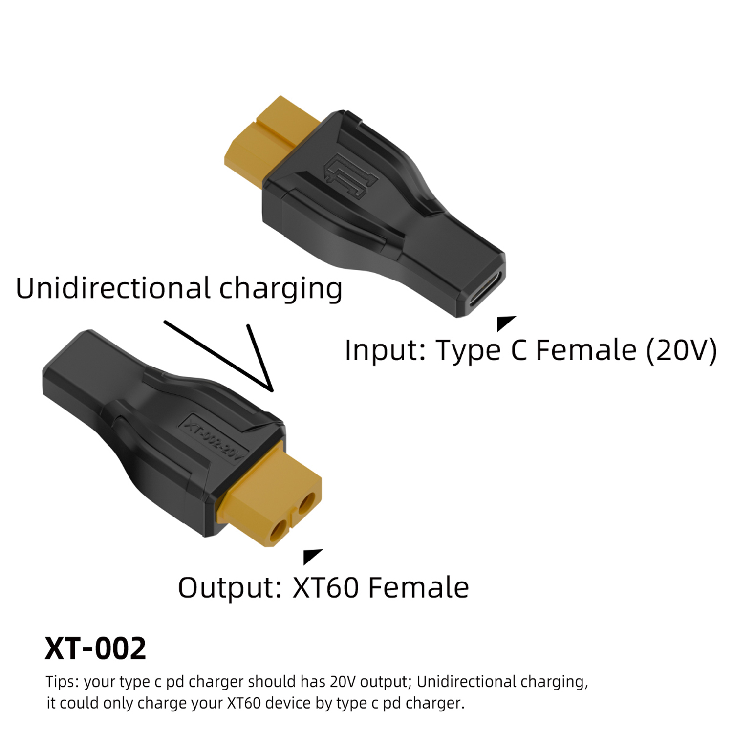 USB C to XT60 Adapter Converte - Outdoor Power Adapter ulasan dan harga
