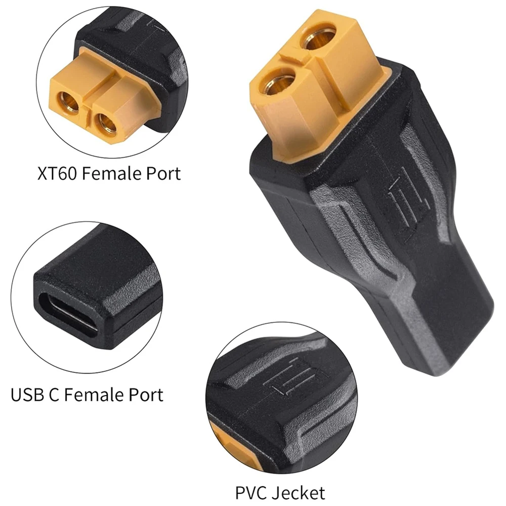 USB C to XT60 Adapter Converte - Outdoor Power Adapter ulasan dan harga